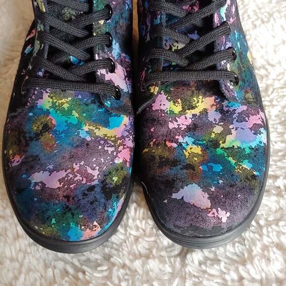 Dr. Martens 1460 Pascal Rainbow Tutti Frutti Lace Up Boots W6 Colorful Bold Arts - Picture 6 of 12